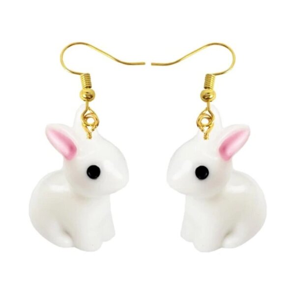 Jewelry - Bunny Drop Earrings NWOT